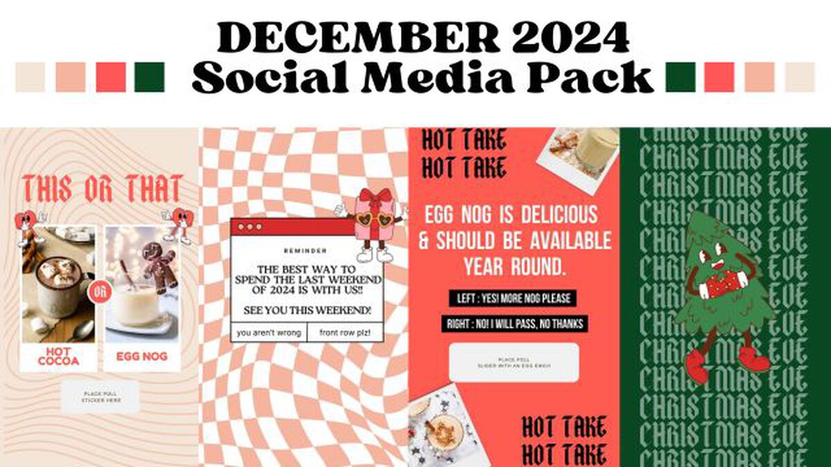 Winter 2024 Social Media Pack image number null
